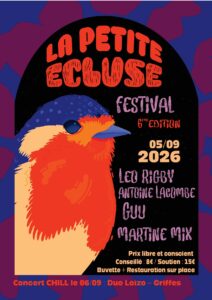Affiche Festival de La Petite Écluse 6ème édition