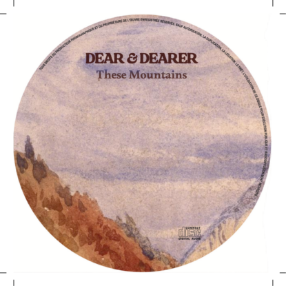 CD These Mountains - EP Dear&Dearer